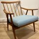 Czech restyled Boomerang armchair 1960 publisher Ton