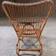 Paire de fauteuils en rotin vintage