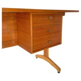 Bureau scandinave des années 60 en bois de teck
