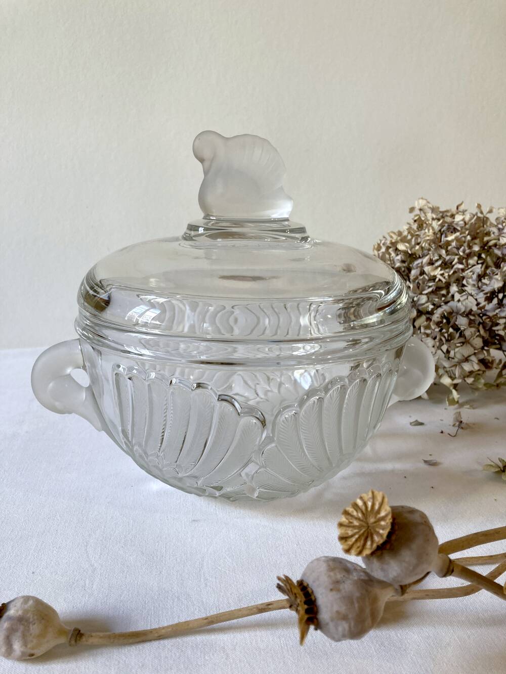 Crystal soup tureen Walther Glas Germany, 1970s-1980s