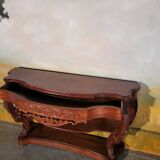 Large mahogany dining console