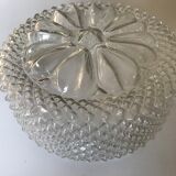 Vintage moulded glass ceiling light