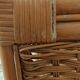 Braided rattan coffee table