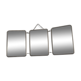 Triptych mirror 1960 barber - 21 x 50 cm