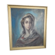 Portrait painting woman signed