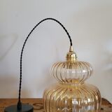 Striated glass suspension