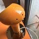 Vintage ceramic space-age lamp