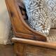 Indonesian daybed, canework and Java teak