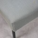 Mid-century Bauhaus Style Easy Chairs in Grey Fabric