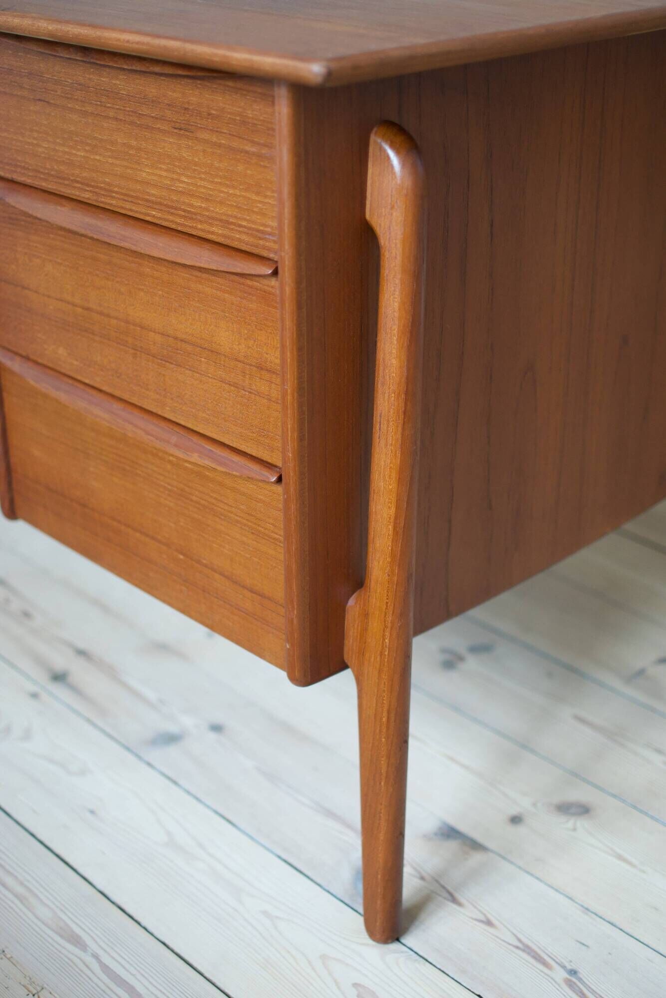 Danish executive teak desk, Svend Aage Madsen, 1960s