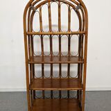 Bamboo and rattan shelves from the 60s/70s