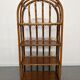 Bamboo and rattan shelves from the 60s/70s