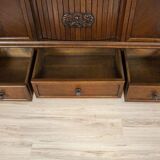 Oak Bookcase in Brown, 1930s