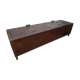 Long industrial metal low cabinet