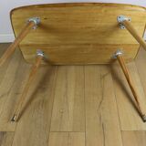 Scandinavian Swedish coffee table console 1970s - walnut