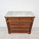 Chest of drawers white marble early twentieth century