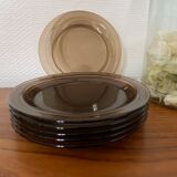 Set of 6 Vereco dessert plates