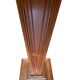 Antique wooden and marble column pedestal – Art Deco style