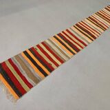 Old Turkish narrow Kilim Runner 347x49 cm shabby chic, vintage kelim