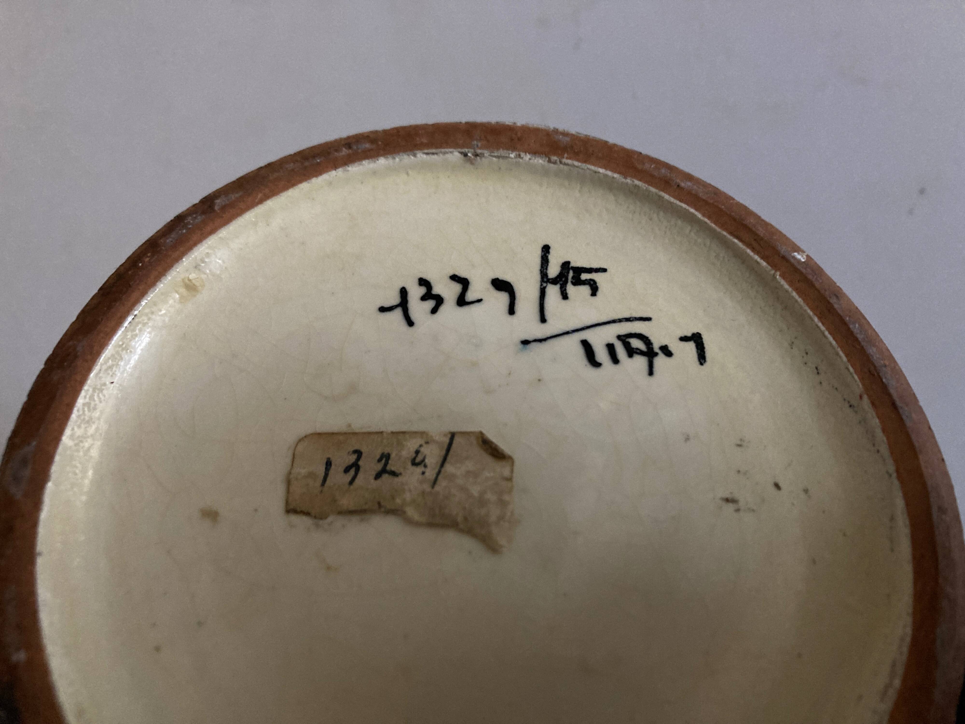 Seta series vase by Aldo Londi for Bitossi sgraffitto 1950 Italy