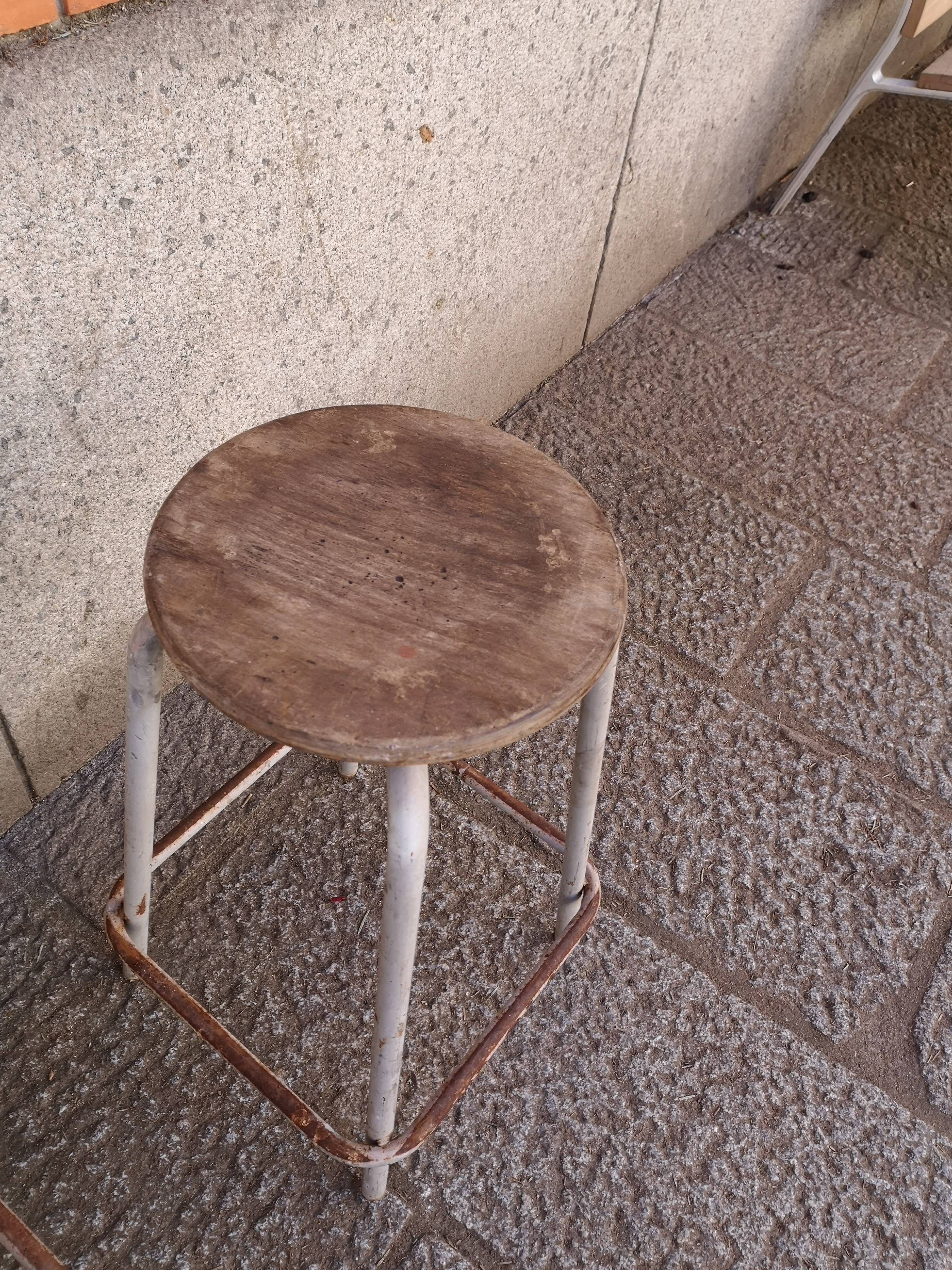 3 workshop stools