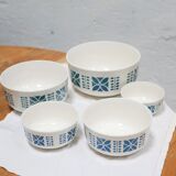 Set of 5 vintage ceramic bowls and bowls