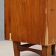 Vintage walnut veneer commode, design, Italy, 1950s