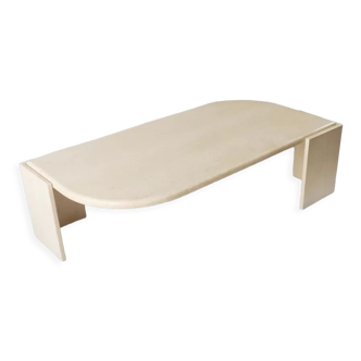 Vintage travertine coffee table