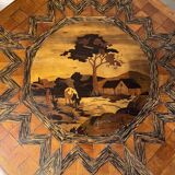 Inlaid side table