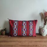Coussin marocain rouge kilim