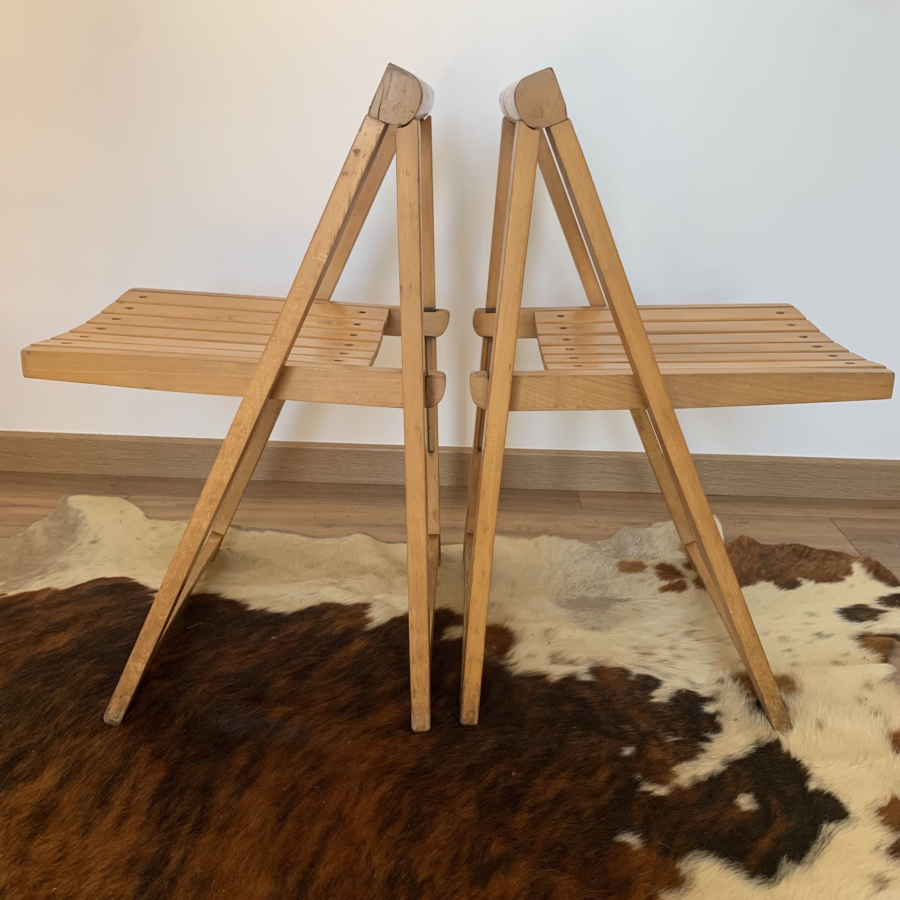 Suite de 4 chaises pliantes