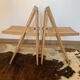 Suite de 4 chaises pliantes