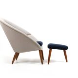 Early ODA Lounge Chair by Arnold Madsen 1950s / New Upholstered