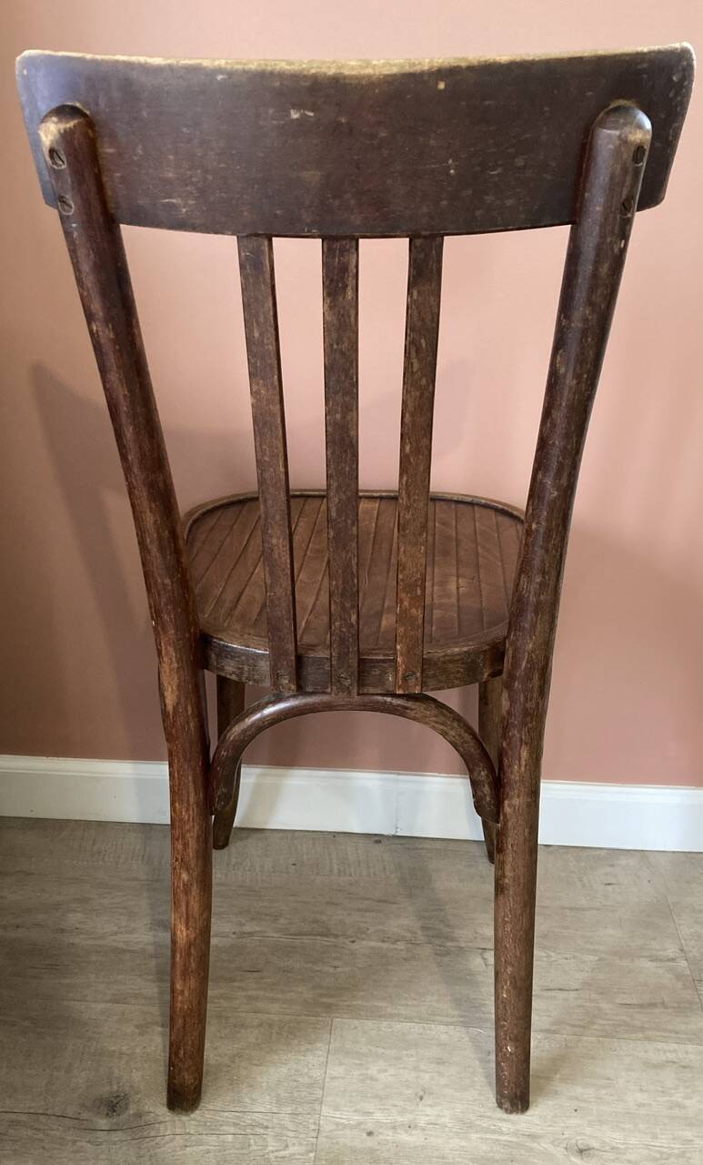 Lot de 3 chaises bistrots anciennes