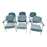 6 fauteuils vintage
