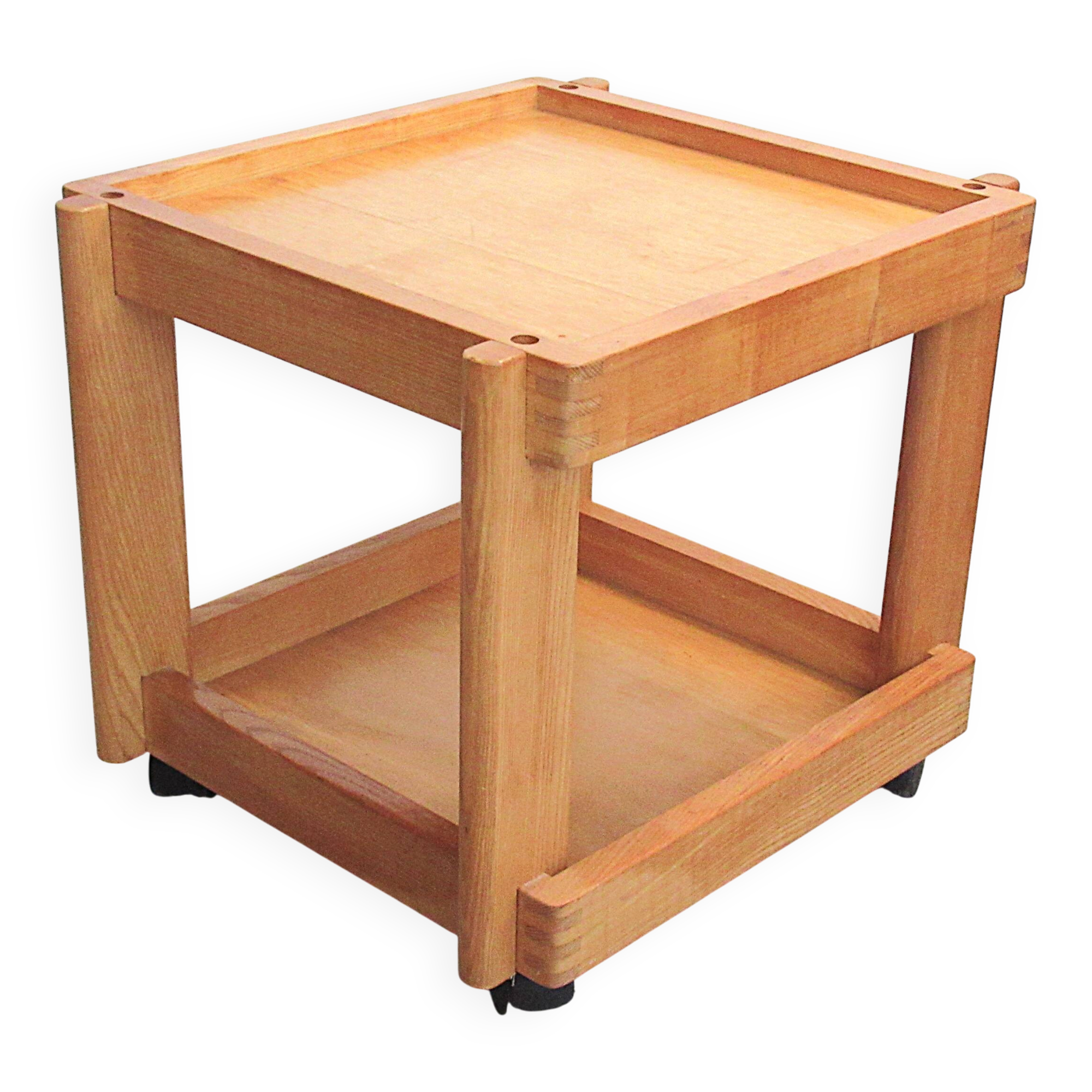 Table d'appoint cubique scandinave circa 1970