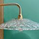 Coudé wall lamp with an old cut glass lampshade - tableware collection
