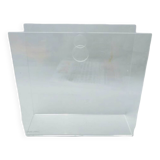David Lange magazine rack in plexiglass 1980
