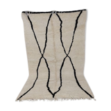 Handmade moroccan berber carpet 257 x 163 cm