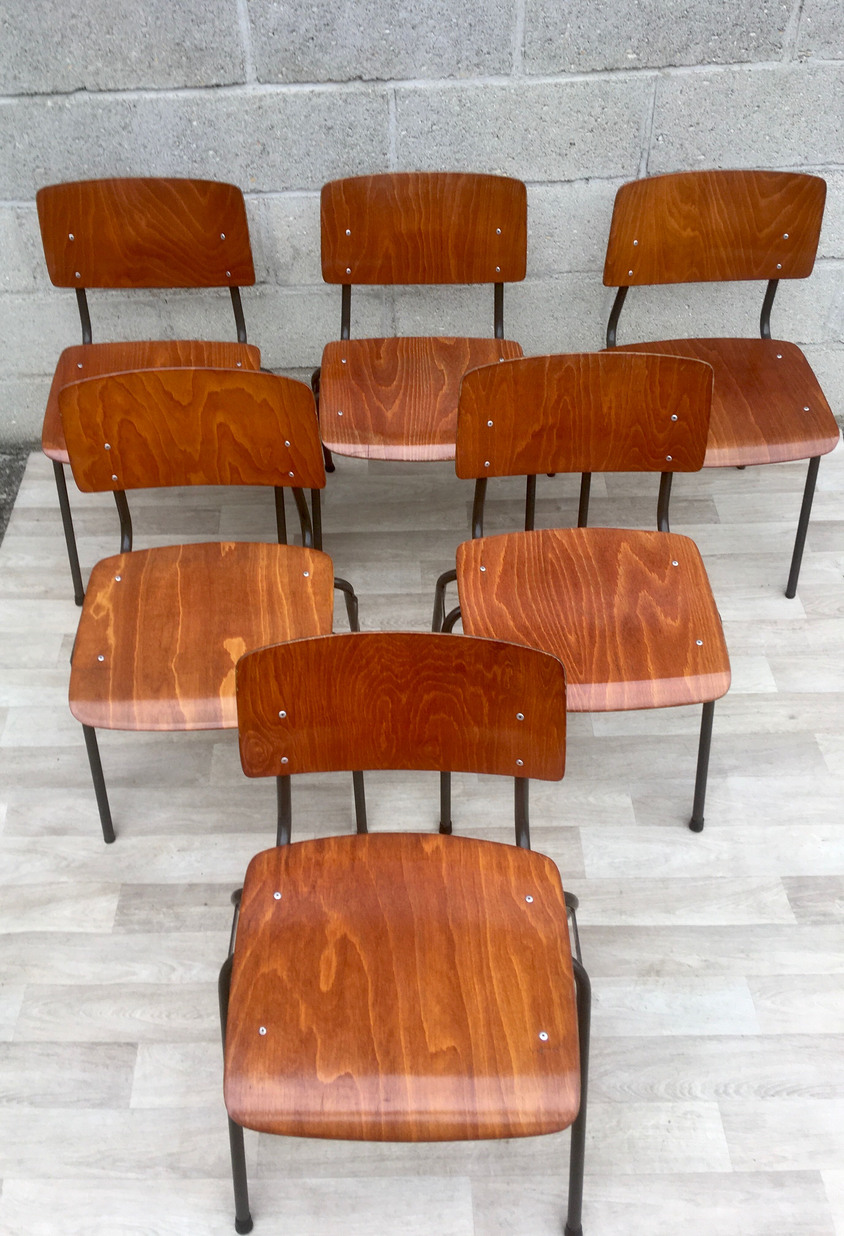 Set of 6 vintage Marko chairs