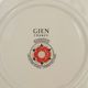 Service of twelve cheese plates by Marie-Pierre Boitard for Gien, 70s