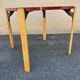 Bruno Rey table in red formica for Dietiker, 1970s