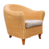 Wicker armchair
