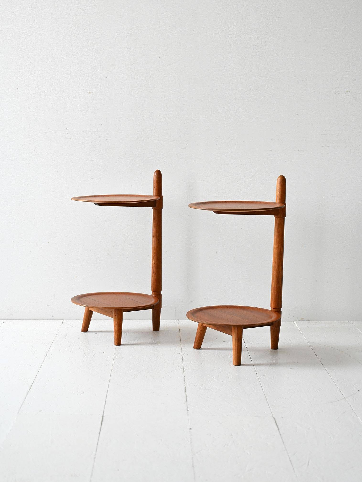 Pair of Danish bedside tables by Edmund Jørgensen
