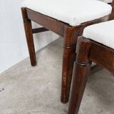 Set 6 chaises art déco chêne 1940