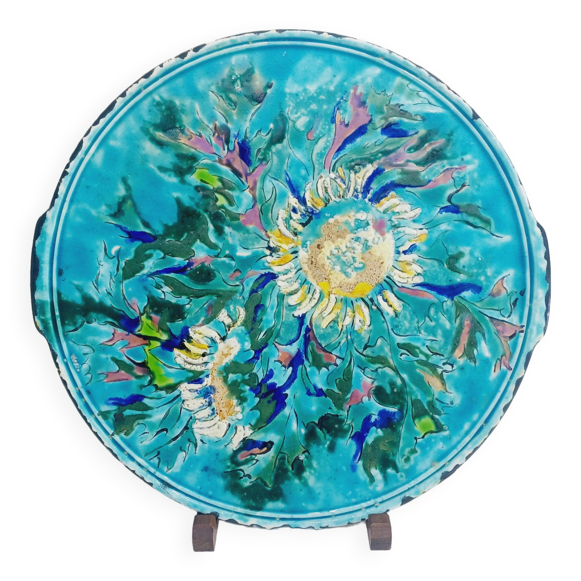 M. Saturnino – Round ceramic dish