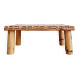 Stool - bamboo stool - bamboo plant stand