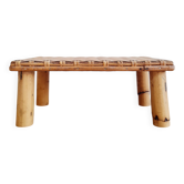 Tabouret - sellette bambou - porte plante bambou