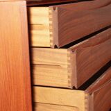 Danish teak chest of drawers, 4 drawers by Arne Vodder for Sibast 1960.
