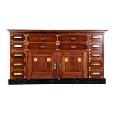 Commode d’apothicaire Art Déco en acajou, 1909